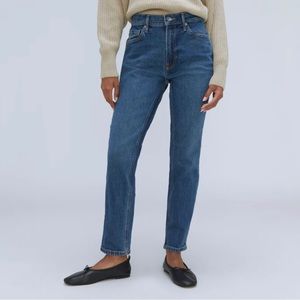 Everlane The Original Cheeky High Rise Dark Wash Jean